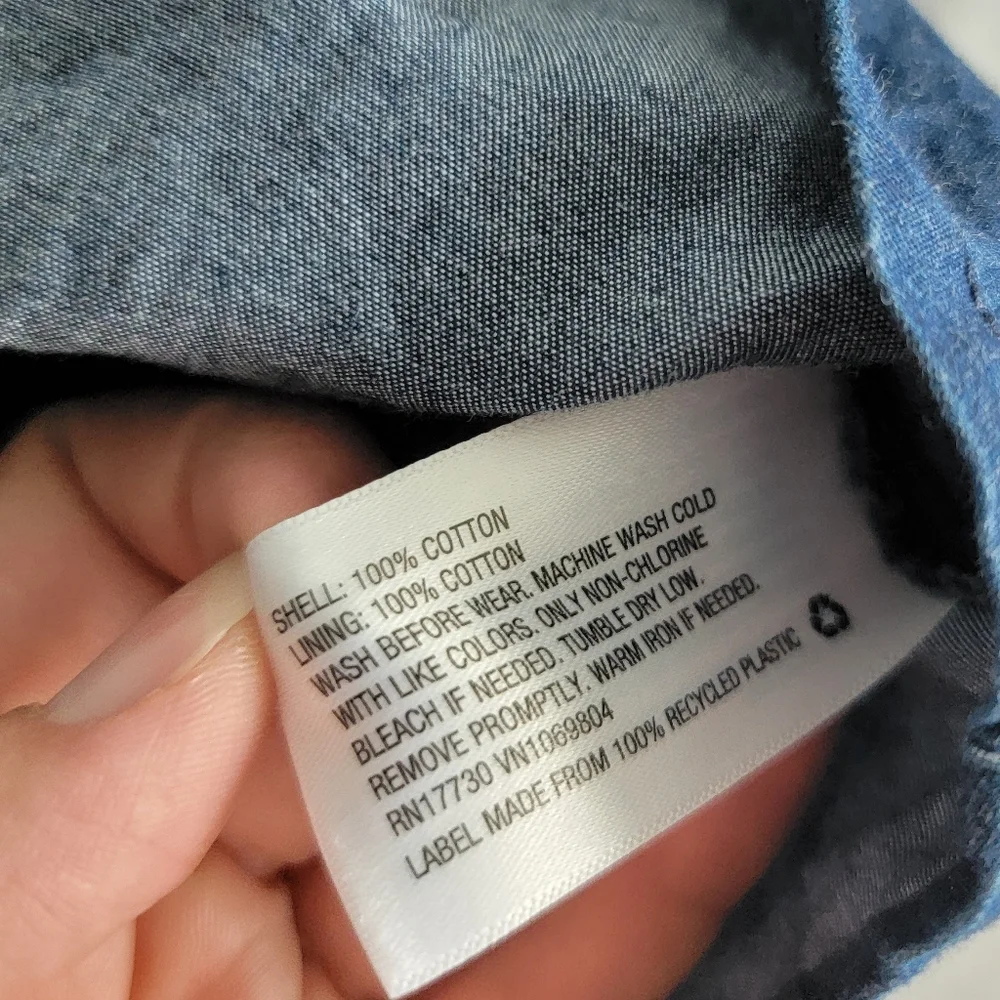 Baby Cat & Jack Dark Wash Denim Jean Skort 6-9 Months - Picture 5 of 5